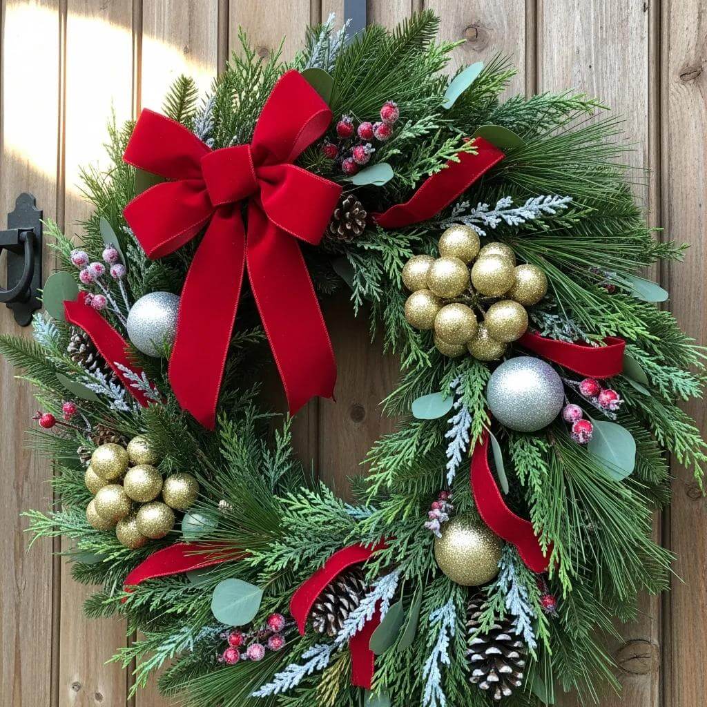 What Are Popular Greenery Choices and Styles for Custom Holiday Wreaths