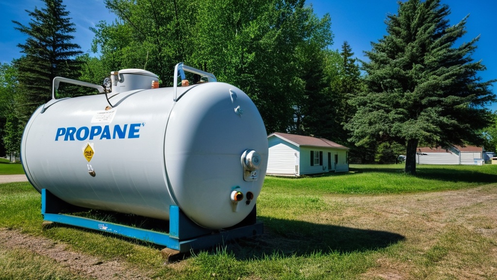 Photo refill propane tank