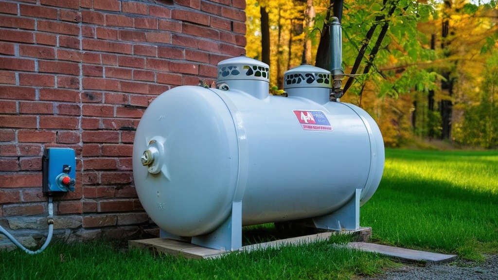 Photo refill propane tank